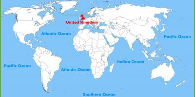 Wielka brytania na mapie świata